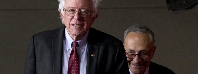 Bernie Sanders and Chuck Schumer