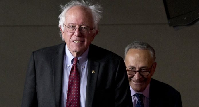 Bernie Sanders and Chuck Schumer