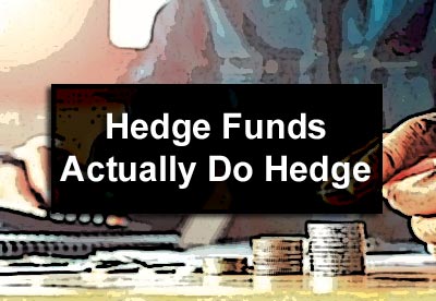 Hedge Funds Actually Do Hedge