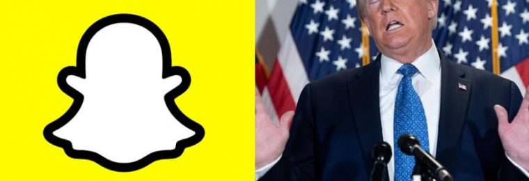 Snap removed Donald Trump's account