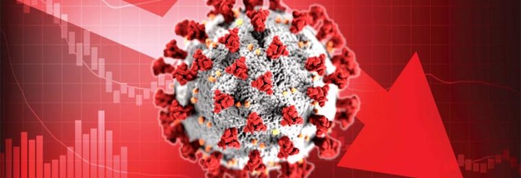 Stock market down because of coronavirus