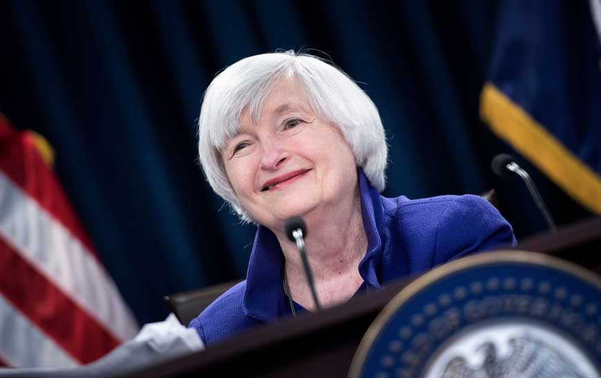 Janet Yellin Named New Treasury Secretary