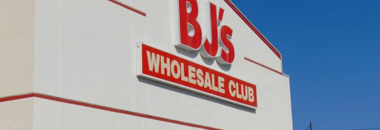 Exterior of a BJ’s Wholesale Club store in Waterford, Connecticut.