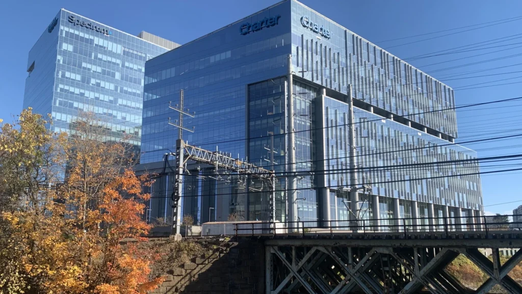 Charter Communications Spectrum headquarters in Stamford, Connecticut.