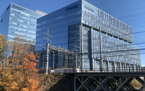 Charter Communications Spectrum headquarters in Stamford, Connecticut.
