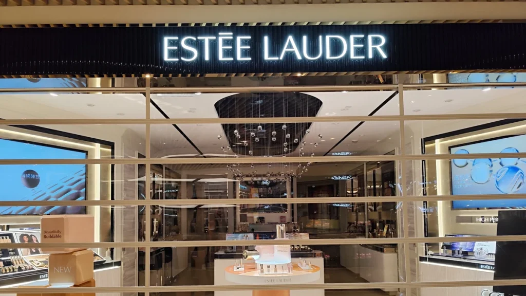 Estée Lauder store at YOHO Mall II in Yuen Long, Hong Kong.
