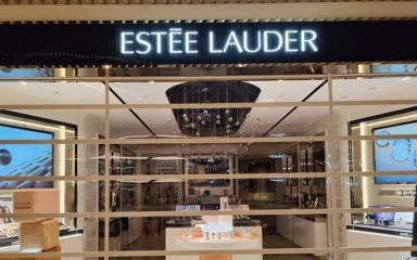 Estée Lauder store at YOHO Mall II in Yuen Long, Hong Kong.