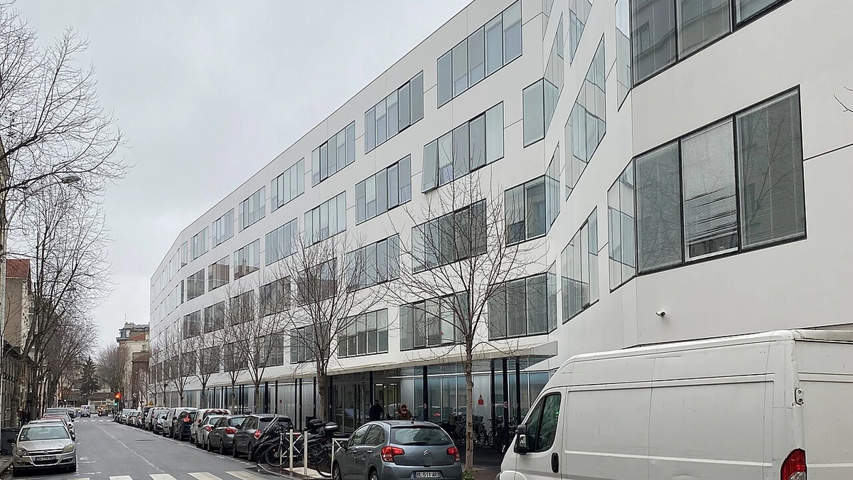 INSEE headquarters in Montrouge, France, viewed from the street.