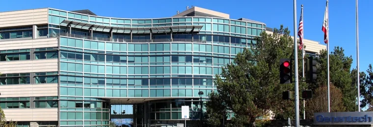 Building 31 at Genentech headquarters in South San Francisco, California.