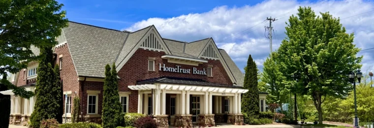 A HomeTrust Bank branch in Asheville, North Carolina.