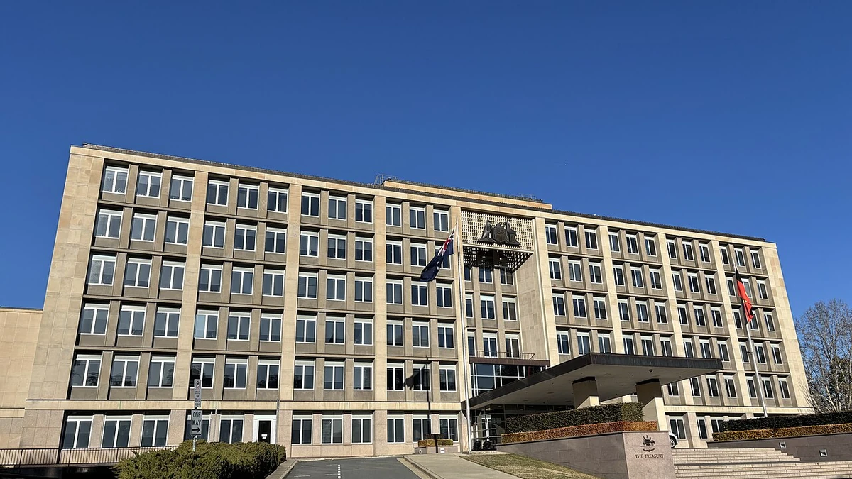 Australian Treasury building in Parkes, Canberra.