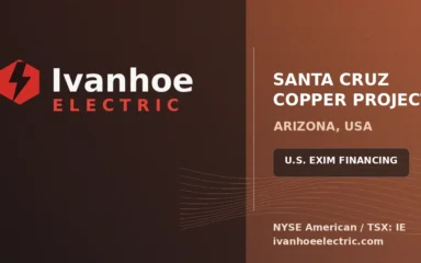 Ivanhoe Electric branding for the Santa Cruz Copper Project in Arizona.