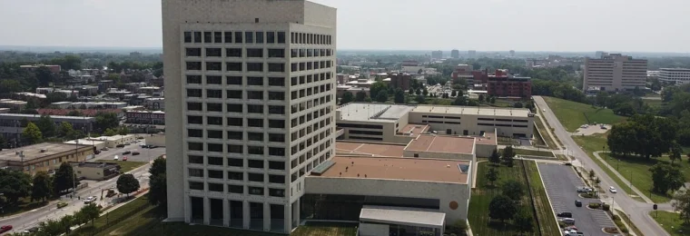 Federal Reserve Bank of Kansas City headquarters in Kansas City, Missouri.