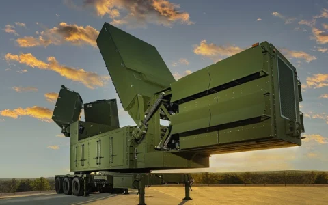 U.S. Army Lower Tier Air and Missile Defense Sensor radar at White Sands Missile Range in New Mexico.