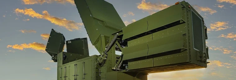 U.S. Army Lower Tier Air and Missile Defense Sensor radar at White Sands Missile Range in New Mexico.