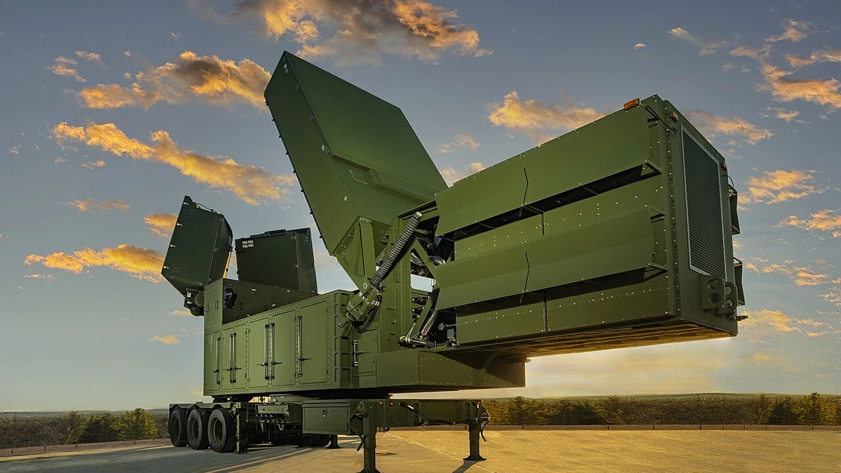 U.S. Army Lower Tier Air and Missile Defense Sensor radar at White Sands Missile Range in New Mexico.
