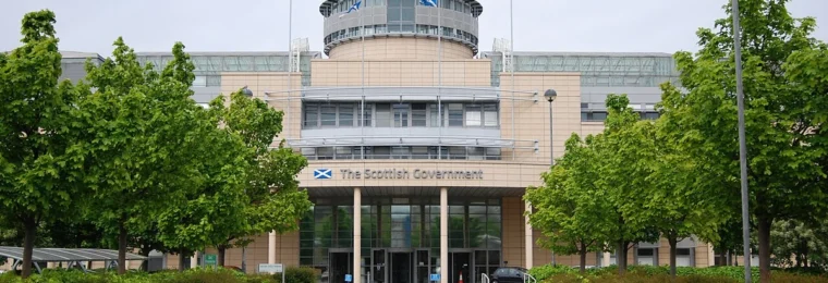 Scottish Government building at Victoria Quay in Edinburgh.