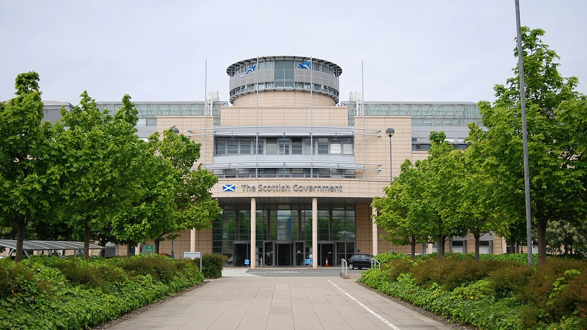 Scottish Government building at Victoria Quay in Edinburgh.