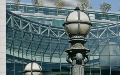 Glass facade of the U.S. Securities and Exchange Commission headquarters in Washington, D.C.