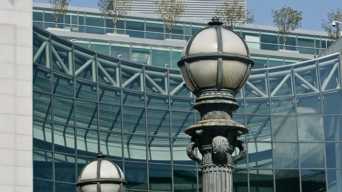 Glass facade of the U.S. Securities and Exchange Commission headquarters in Washington, D.C.