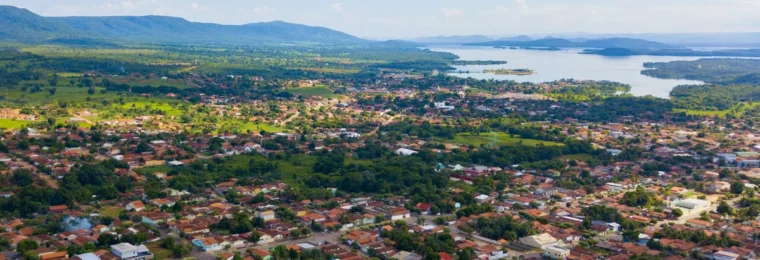 Aerial view of Minaçu, Goiás, Brazil, where Serra Verde operates the Pela Ema rare earth project.