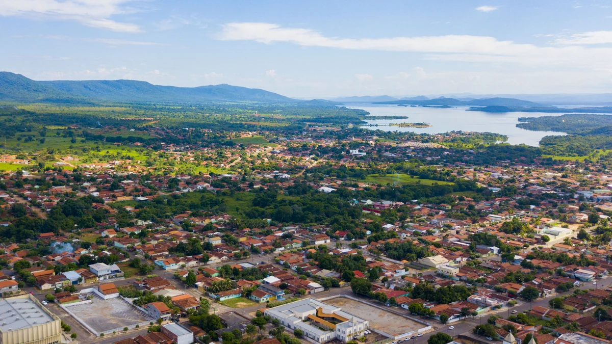 Aerial view of Minaçu, Goiás, Brazil, where Serra Verde operates the Pela Ema rare earth project.