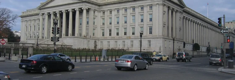 United States Treasury Building in Washington, D.C.