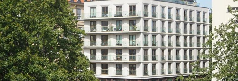 The Mono apartment building in Södermalm, Stockholm, Sweden.