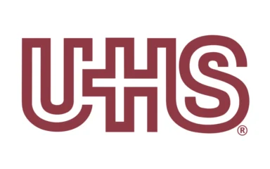 Universal Health Services logo on a white background.