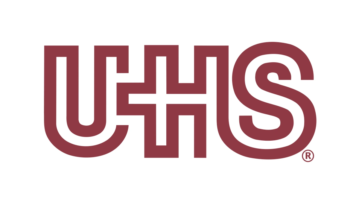 Universal Health Services logo on a white background.