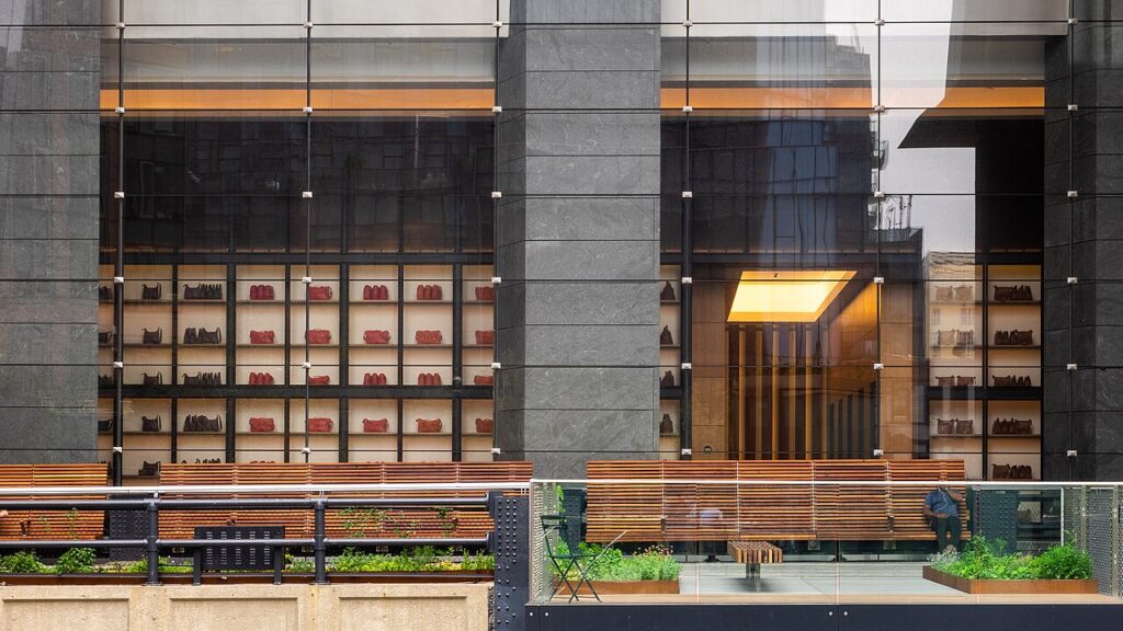 Tapestry Inc. headquarters at Hudson Yards in New York City.