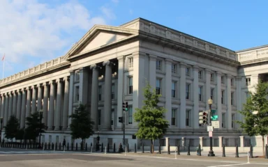 U.S. Treasury Building in Washington, D.C.