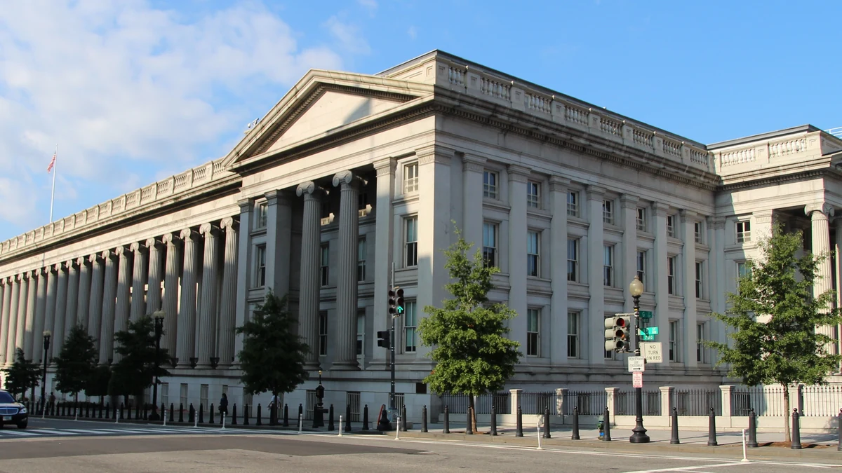 U.S. Treasury Building in Washington, D.C.