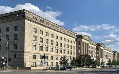 Herbert C. Hoover Building, headquarters of the U.S. Department of Commerce, in Washington, D.C.