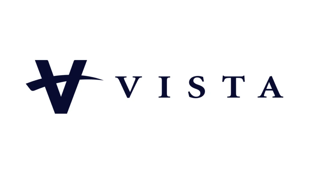 Vista Equity Partners logo on a white background.
