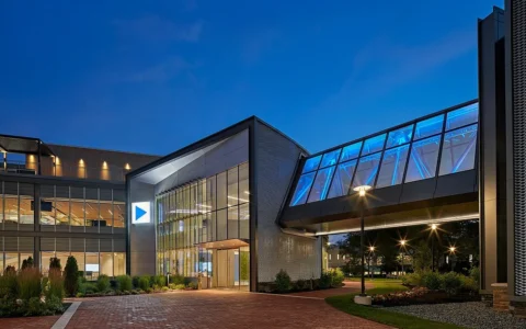 Analog Devices headquarters in Wilmington, Massachusetts.
