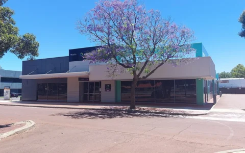 Centrelink building on Lissiman Street in Gosnells, Western Australia.