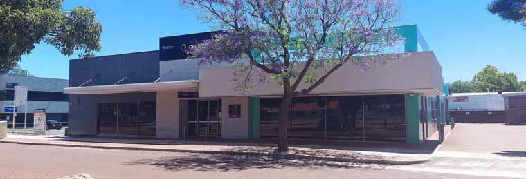 Centrelink building on Lissiman Street in Gosnells, Western Australia.