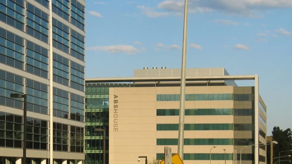 ABS House, the Australian Bureau of Statistics building, in Belconnen, Australian Capital Territory.