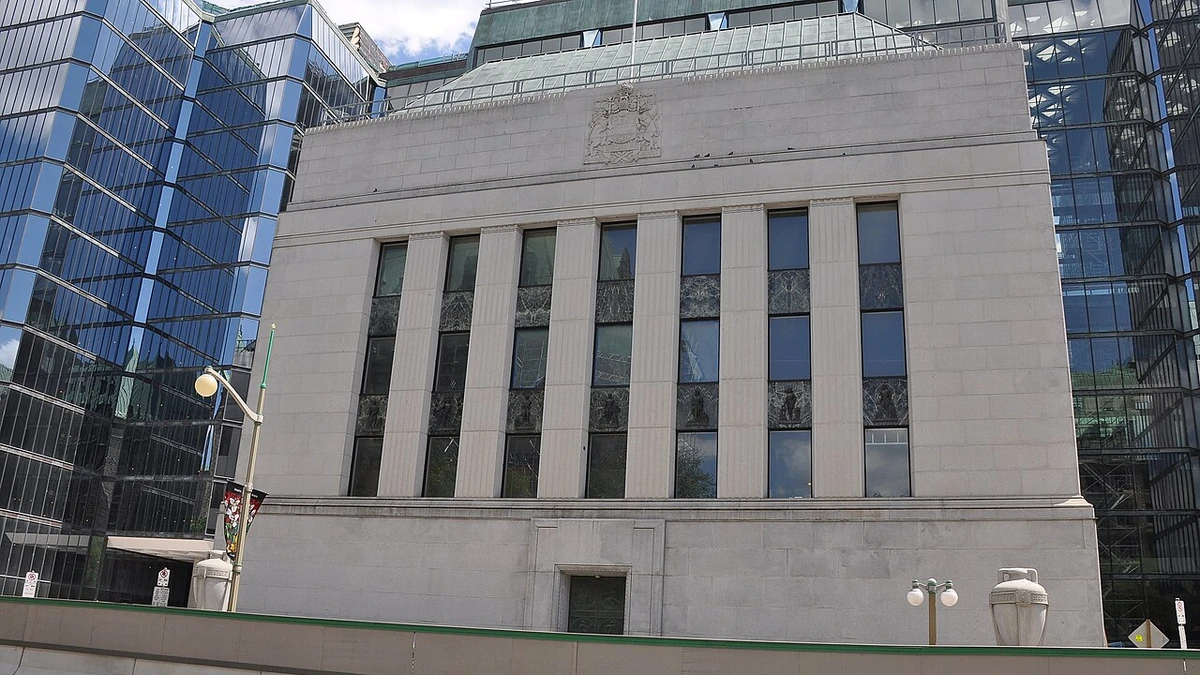 Bank of Canada headquarters building in Ottawa.