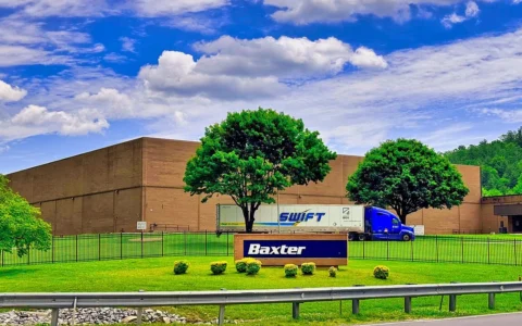 Baxter International facility in Marion, North Carolina.