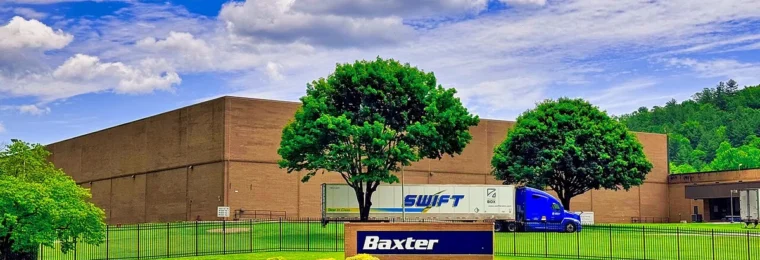 Baxter International facility in Marion, North Carolina.