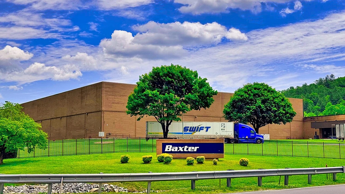 Baxter International facility in Marion, North Carolina.