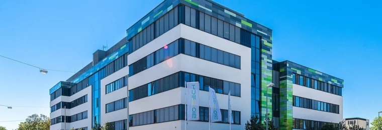 BioNTech headquarters and laboratory building in Mainz, Germany.