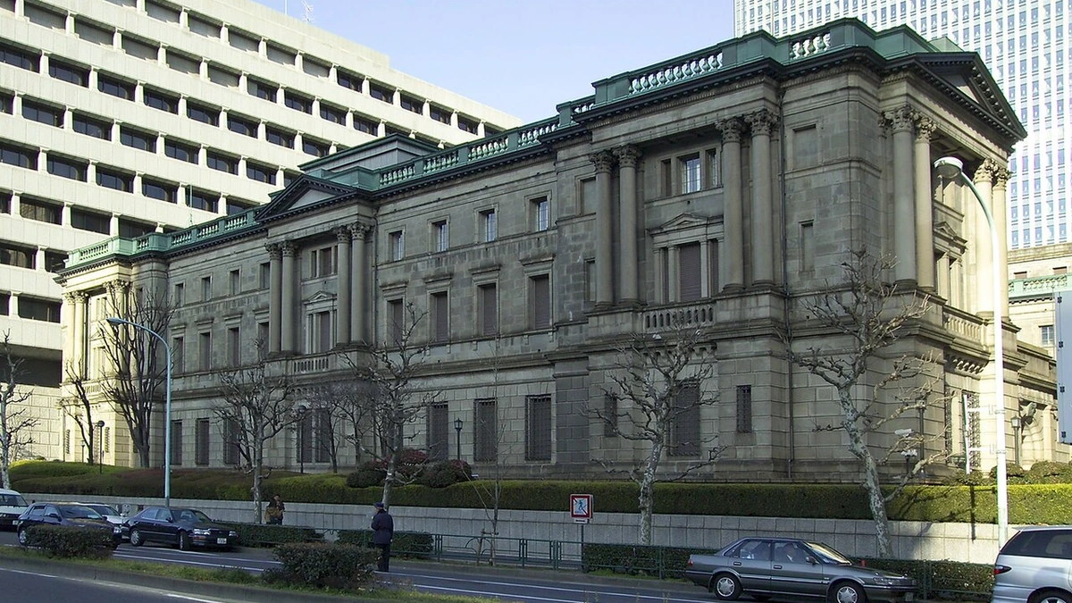 Bank of Japan headquarters building in Tokyo, Japan.