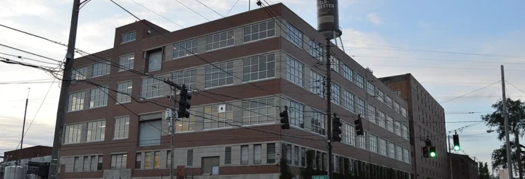 Brown-Forman Warehouse A and a bottling facility along Dixie Highway in Louisville, Kentucky.