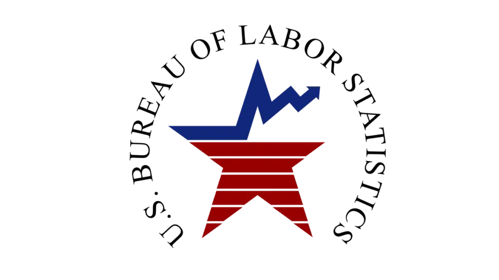Bureau of Labor Statistics logo.