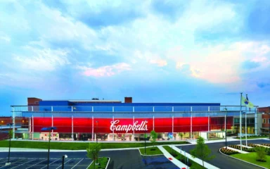 The Campbell’s Company headquarters building in Camden, New Jersey.