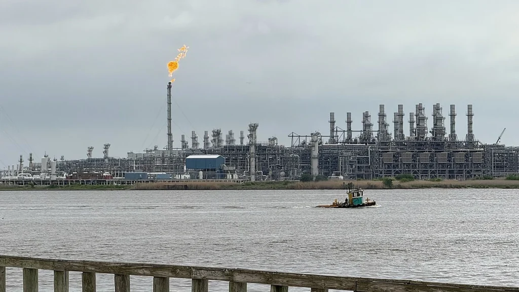 Cheniere Sabine Pass LNG terminal in Louisiana.