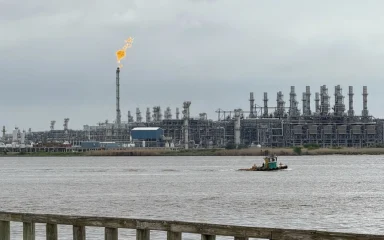 Cheniere Sabine Pass LNG terminal in Louisiana.